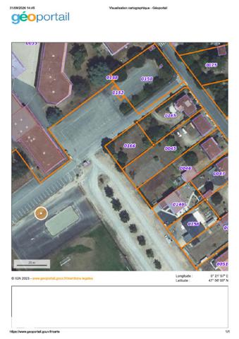Terrain constructible centre bourg PARIGNE L'EVEQUE