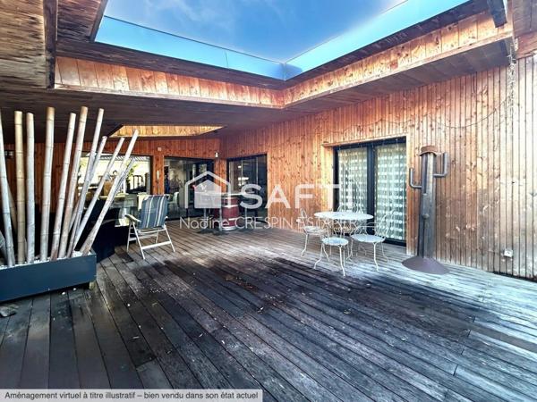 Bâtiment industriel aménagé en partie en loft – 165 m²