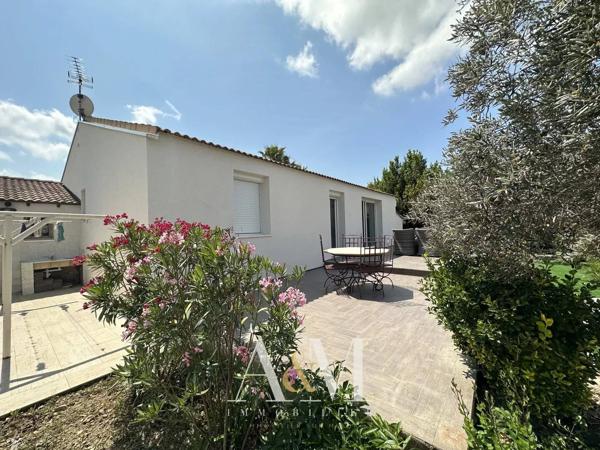 Villa PP T4 91 m²  + garage et dépendance / 859m² de terrain av piscine
