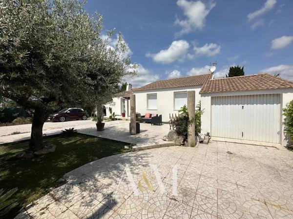 Villa PP T4 91 m²  + garage et dépendance / 859m² de terrain av piscine