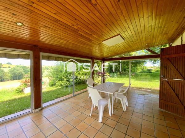 Maison 5 pièces, 118 m², 1,5 ha, proche Laplume