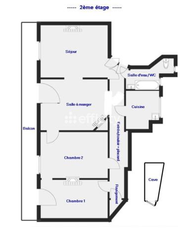 Appartement 4 pièces - 82 m²