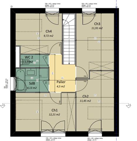 Maison F5 (99 m²) en vente à HALLUIN-59250