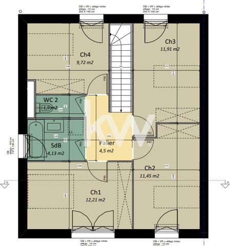 Maison F5 (99 m²) en vente à HALLUIN-59250