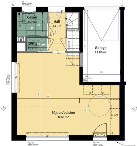 Maison F5 (99 m²) en vente à HALLUIN-59250
