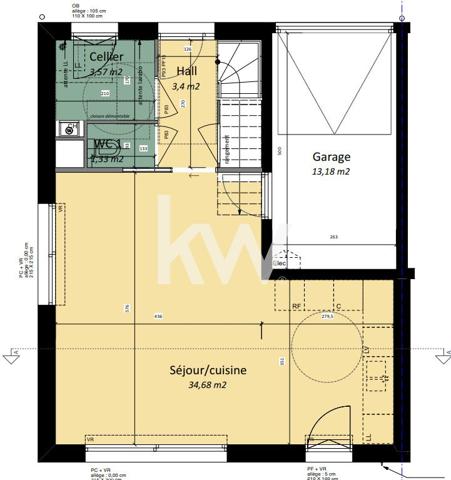 Maison F5 (99 m²) en vente à HALLUIN-59250