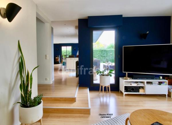 Maison 8 pièces semi plain-pied - 166 m² - Terrain Arboré de 1 980 m² - Calme et Verdure