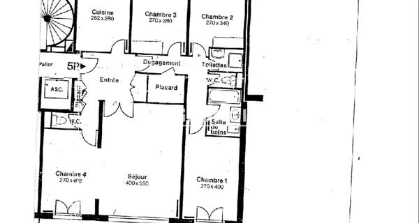 Location Appartement 4 pièces 99.31 m² - Rueil-malmaison 92500