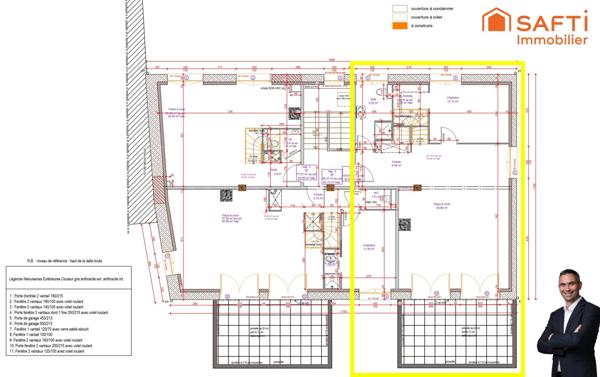 Superbe appartement de 4 pièces disposant d'une terrasse, d'un jardin, d'un double garage et de 2 places de stationnement privées !