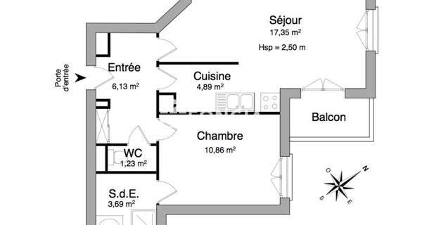 Location Appartement 2 pièces 44.15 m² - Le Plessis-trévise 94420