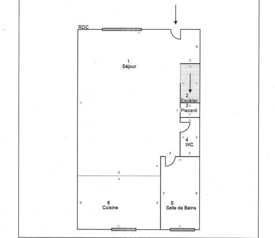 Rentabilité immédiate : appartement 2 chambres déjà loué 600 € au cœur de Noeux-les-Mines