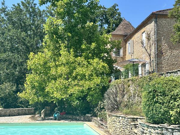 Propriété de caractère avec maisons d'amis indépendant et piscine à proximité de Saint-Cyprien