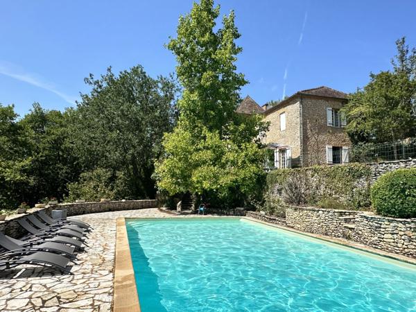 Propriété de caractère avec maisons d'amis indépendant et piscine à proximité de Saint-Cyprien