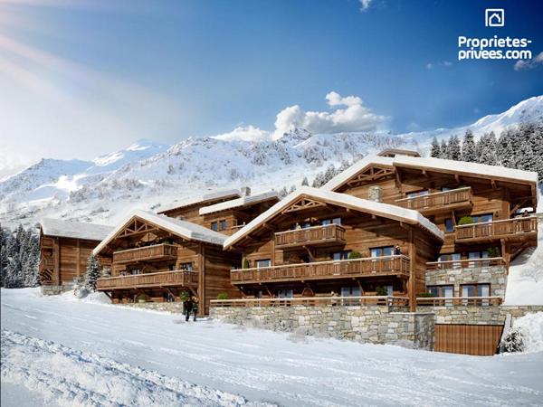 MÉRIBEL-MOTTARET 73550 - RÉSIDENCE DE PRESTIGE, TRIPLEX, RÉSIDENCE SECONDAIRE À 1 750M, T6, VUE PANORAMIQUE