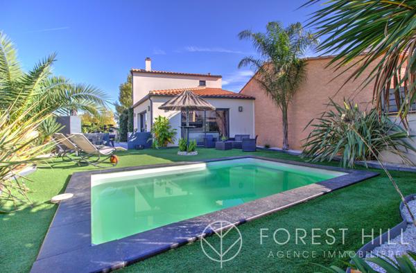 Céret (66400) Maison 4 faces,récente proche tous commerces