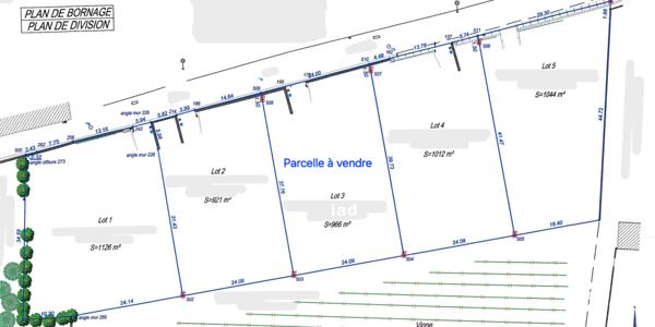 Terrain à vendre 966 m² Azille