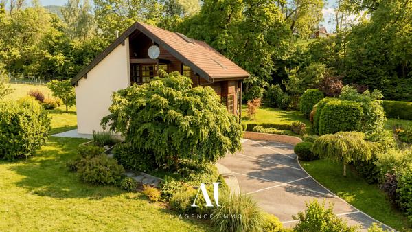 Maison d'architecte T7 Lumineuse 5 Chambres 229m2 Grand sous sol Vue Jura Gex 01170