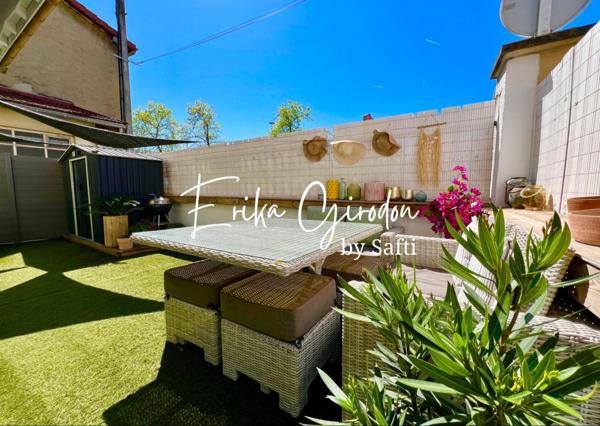 Appartement T3 de 62 m² en RDJ avec terrasse de 28 m² – Centre de Miribel