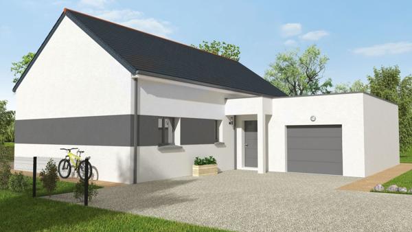 Terrain + Maison à vendre 4 pièces - 92 m²