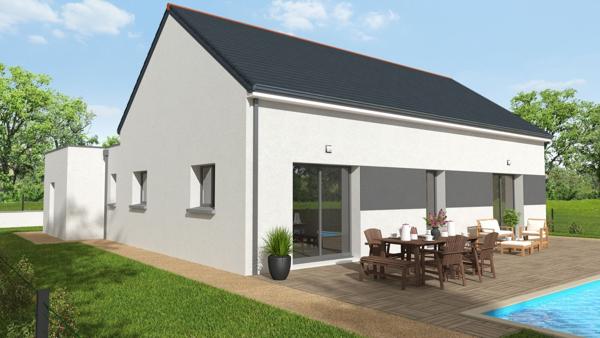 Terrain + Maison à vendre 4 pièces - 92 m²
