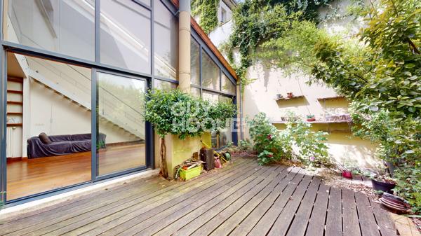 Maison loft d'exception avec patio terrasse et garage - Les Lilas centre-ville