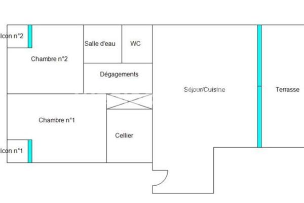 Appartement à vendre 3 pièces de 60 m² à Mauguio
