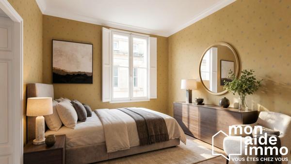 Appartement T4 dans Immeuble de caractère situé en hypercentre de Bordeaux
