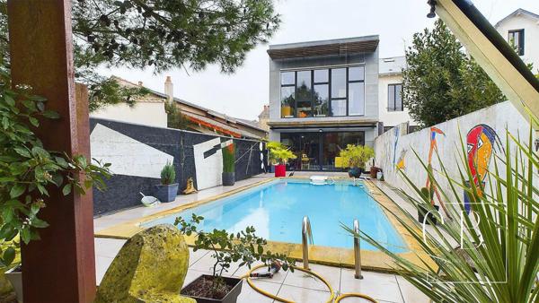 Maison d'architecte atypique avec piscine La Rochelle