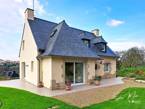 Vue sur la vallée – Vie de plain-pied – Grand terrain au calme à Lannion