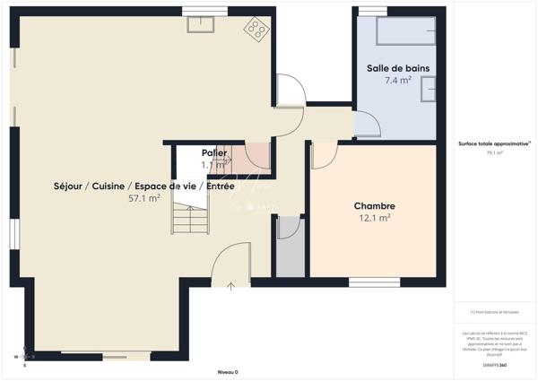 Vue sur la vallée – Vie de plain-pied – Grand terrain au calme à Lannion