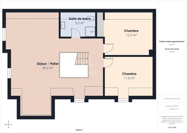 Vue sur la vallée – Vie de plain-pied – Grand terrain au calme à Lannion