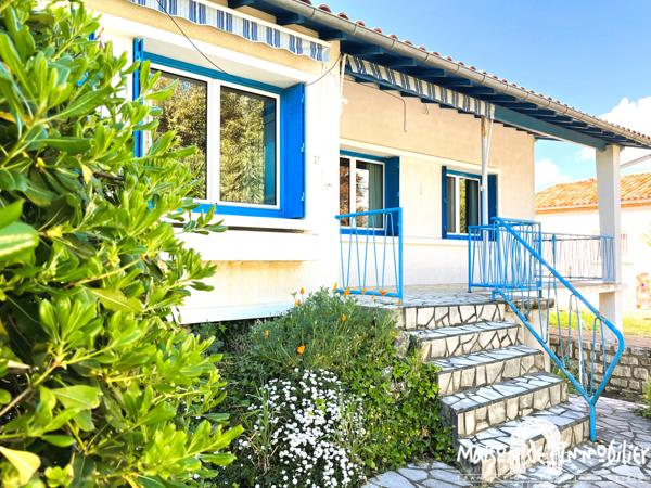 VENTE MAISON EN PARTIE SUR SOUS SOL - 6 PIECES - BEAU JARDIN - SUD ROYAN