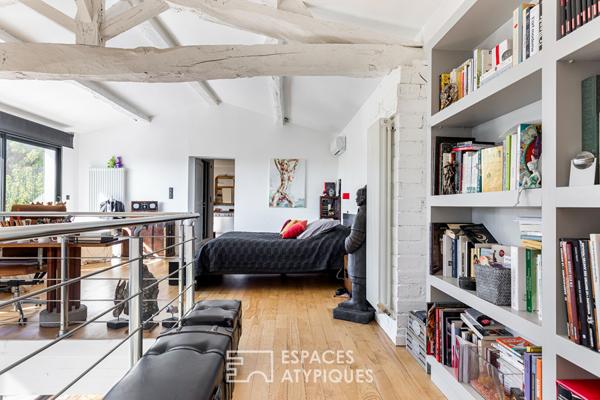 Longère avec piscine et parc arboré dans le Lauragais