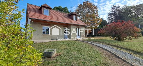 Pavillon sur ss/sol, 3 chambres 1 au rdc - puits