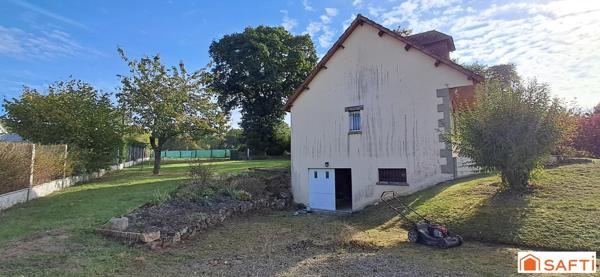 Pavillon sur ss/sol, 3 chambres 1 au rdc - puits