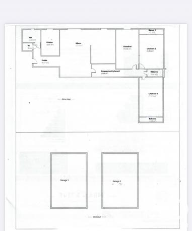 Appartement à vendre 5 pièces 77 m² Villiers-le-Bel