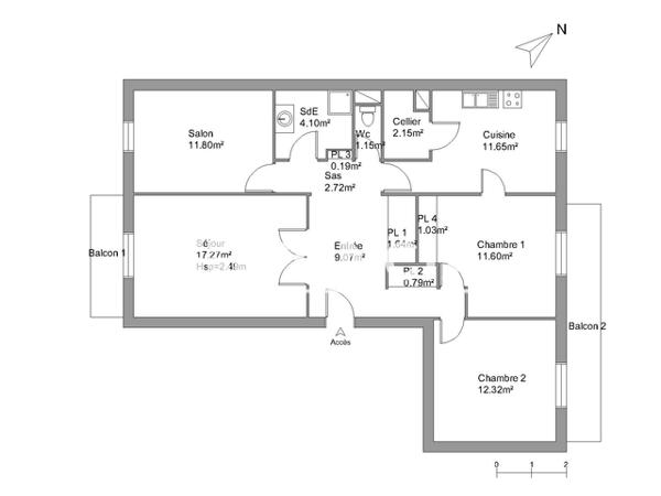 Location Appartement 3 pièces 87.48 m² - RESIDENCE LE HAUT PLESSIS Blois 41000