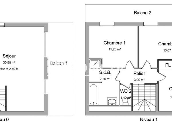 Location Appartement 4 pièces 94.97 m² - 26 RUE DE CHANZY Rouen 76100
