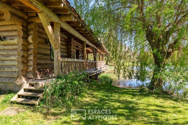 La Maison en bois, son étang et son exceptionnel environnement