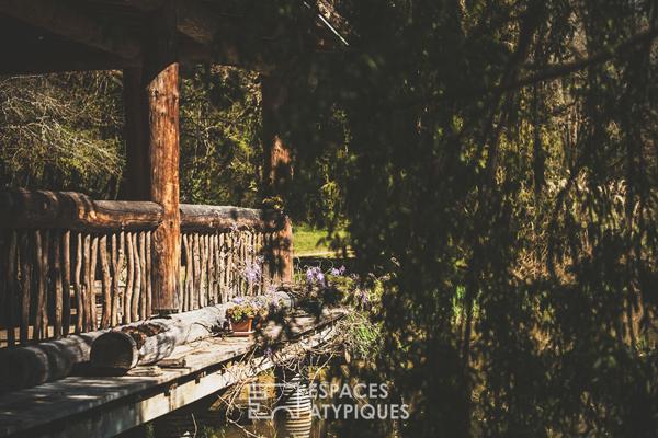 La Maison en bois, son étang et son exceptionnel environnement
