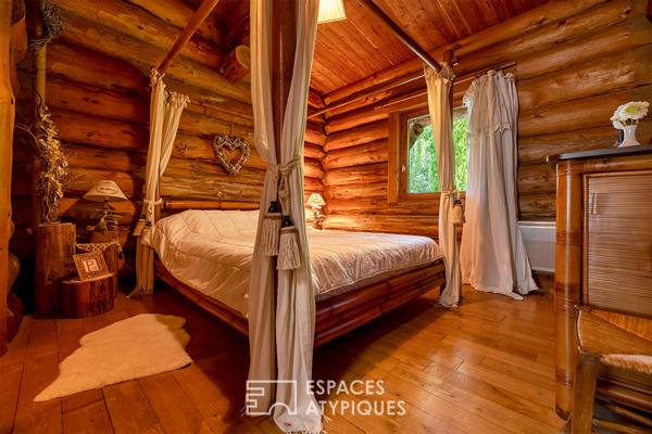 La Maison en bois, son étang et son exceptionnel environnement