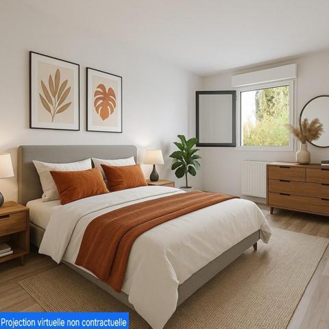 T2 lumineux avec terrasse dans petite copropriété au calme à Parempuyre