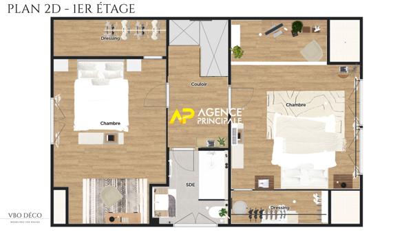 Sartrouville - La Vaudoire Centre Ville - Maison 5 pièces 101.30 m2 €649 000 ** - Référence 9521