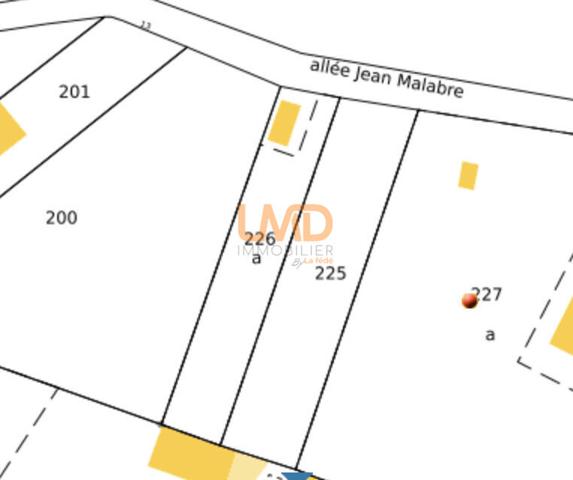 Terrain constructible d'une surface de 600m2