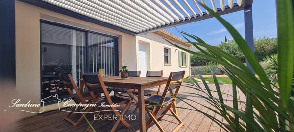 Sablet (84110) VILLA T4 non mitoyenne de plain pied, sur parcelle PAYSAGEE PISCINEE