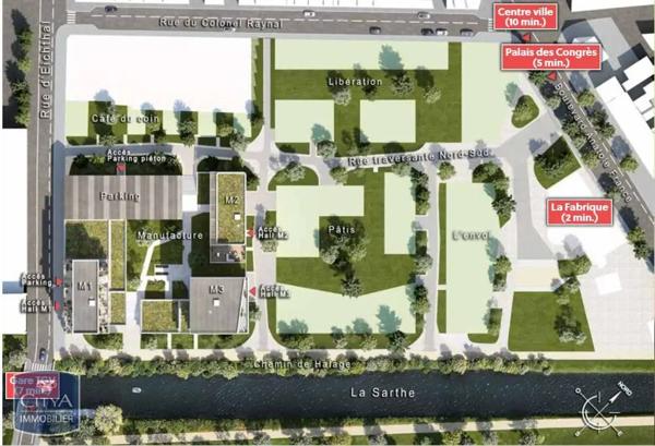 Vente appartement 2 pièces de 36.91m²