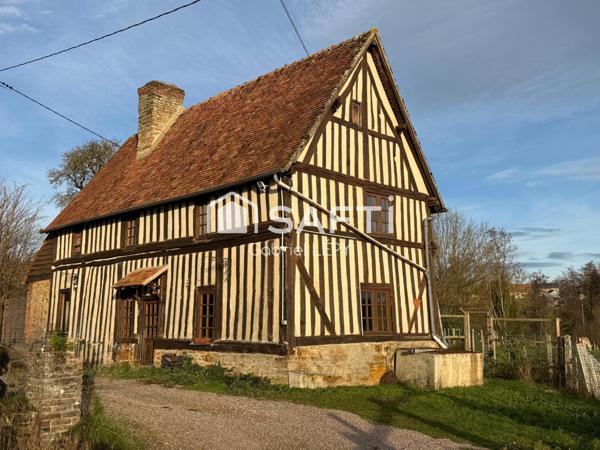 Maison en colombages 97 m² 5 ha de terrain proche, centre-ville