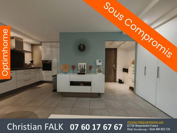 Appartement 3 pièces de plain pied avec terrasse , jardin, garage, parking - Dpe C