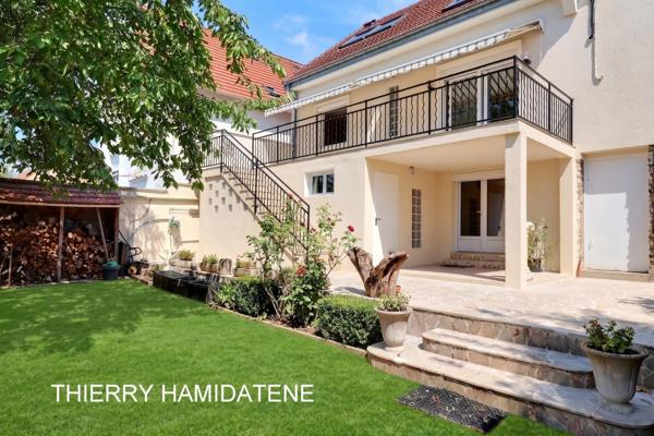 SECTEUR COLONIE 12MN A PIED DE LA GARE MAGNIFIQUE MAISON RENOVEE DE 156M2 6 PIECES 4 CHAMBRES S/SOL TOTAL  JARDIN FRUITIER ESPO SUD OUEST 550M2 GARAGE