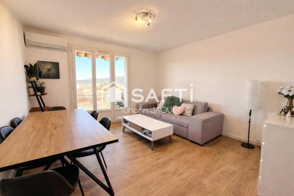 Appartement T3 57m2 rénové avec vue dégagée
